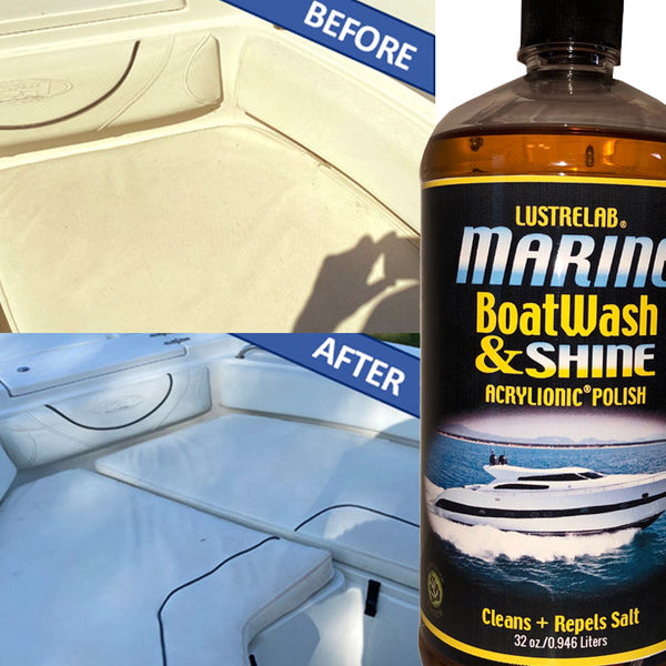 Lustrelab® Marine BoatWash & Shine, 1 Quart Boat Washing Soap -  BoatWashandShine